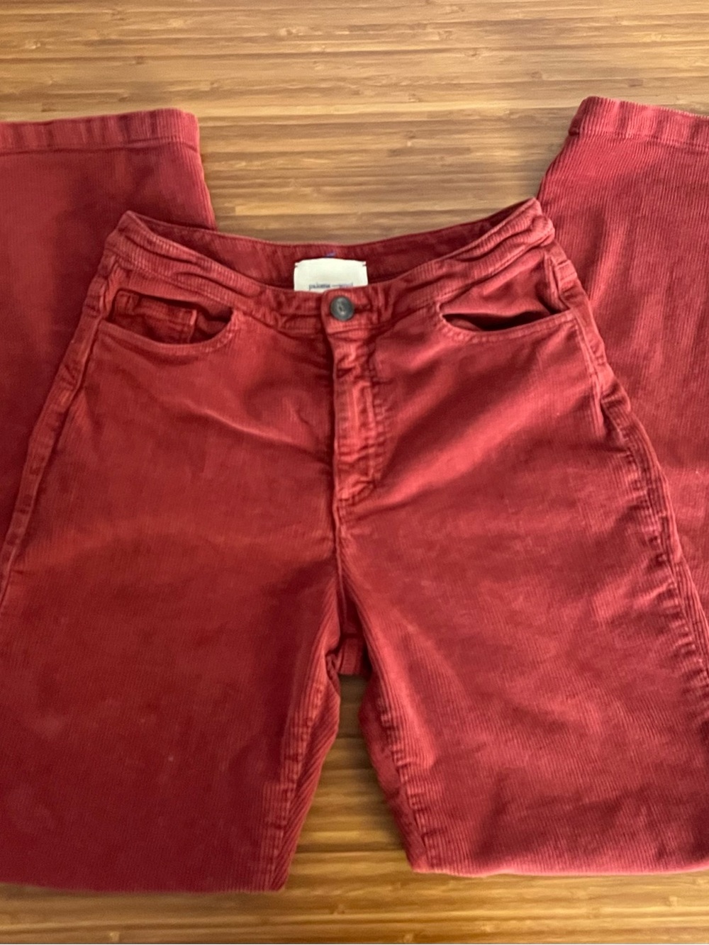 Paloma Wool Rust Red Corduroys
